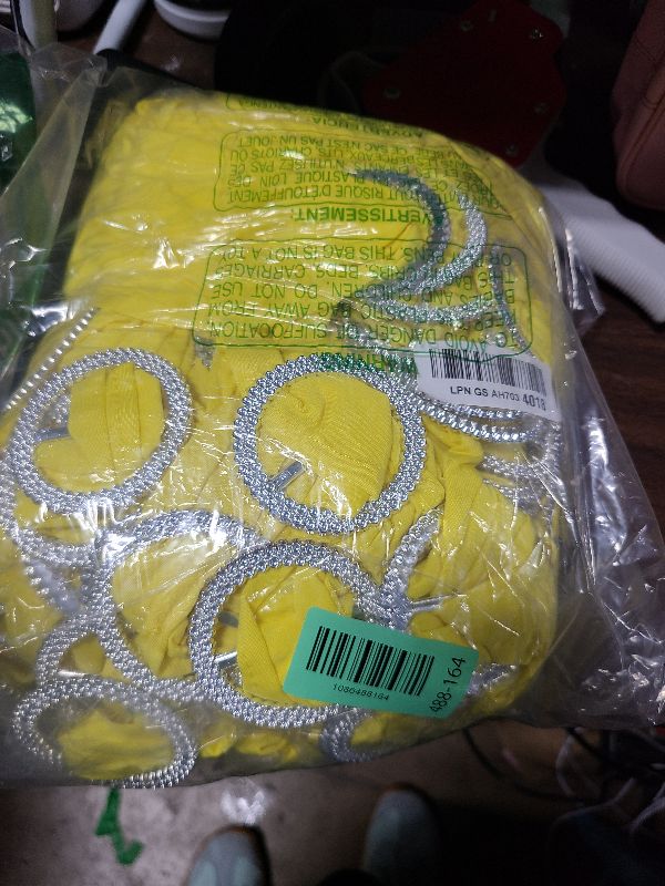 Photo 1 of 100PCS Wedding Chair Decorations Stretch Chair Bows and Sashes for Party Ceremony Reception Banquet Spandex Chair Covers slipcovers (100, Yellow)