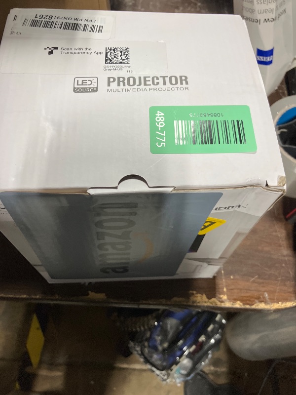 Photo 1 of ?Electric Focus?Magcubic Mini Projector 4K Support, Smart Projector with WiFi 6 and Bluetooth 5.4, 5W Soundbase Speaker, 180° Rotation, Portable Proyector for Home Theater