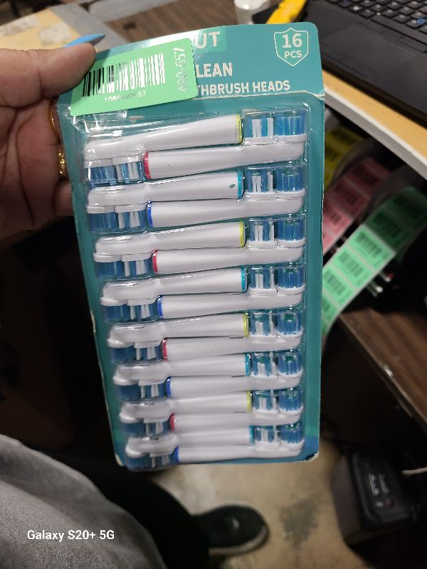 Photo 1 of 16 Pcs Double Heads Replacement Toothbrush Heads Compatible with Oral B Braun,Electric Toothbrush Heads Refill for Pro 500/1000/1500/3000/7000/8000/9600