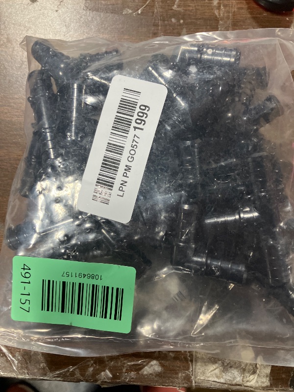 Photo 1 of 1/2" Poly PPSU Barb Crimp PEX Fitting, 30pcs PEX Fitting Combo, 10pcs Each Elbows Tees Straight Couplings, No Lead