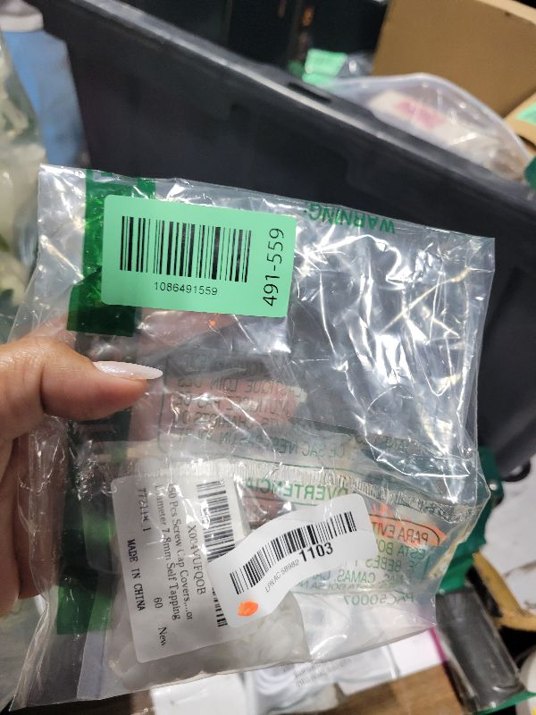 Photo 1 of 150 Pcs Screw Cap Covers, 12mm Screws Caps White Waterproof Self Tapping Cap Decorative Plastic Screws Caps for Diameter 7-8mm Self Tapping