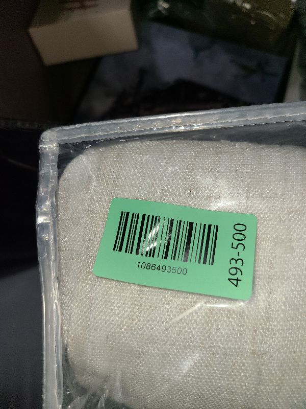 View 2 of 100% Blackout Pinch Pleated Linen Curtains 102 Inches Long for Bedroom