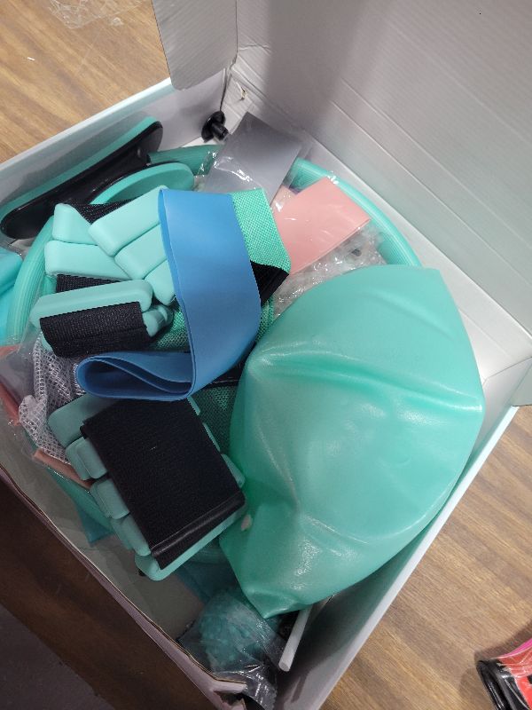 Photo 1 of 20 PCS Pilates Kit, Pilates Equipment Set- Pilates Accessories Kit with Wrist Weights, Pilates Ring and Ball, Resistance Bands, Core Sliders, Socks, Pilates Gift Box,Home Pilates Workout Kit for Women