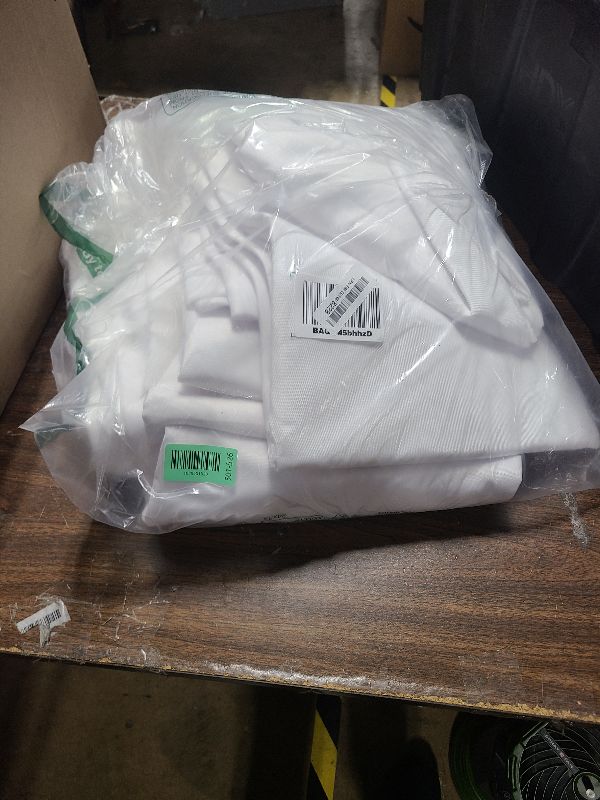 Photo 1 of 10 Pack White Table Cloth Rectangle Table Cloths for 8 Foot Rectangle Tables 60 X 126 Inch Washable Polyester Table Covers, Reusable & Wrinkle Resistant for Weddings, Parties, Events, and Everyday Use