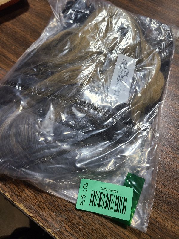 Photo 1 of 28 Inch Brown Mixed Blonde Highlight Body Wave Lace Front Wig Women Hair