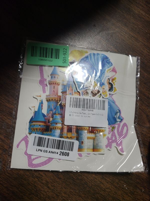 Photo 1 of 11 Pcs Princess Cake Topper, Fantastic Happy Birthday Cake Decorations, Cute Cake Toppers for Girls