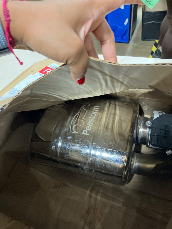 Photo 1 of 3 Inch Valved Muffler Electric Exhaust Cutout with Muffler Cat Back Exhaust System Kit