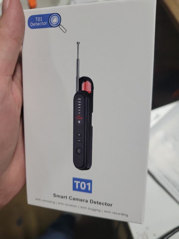 Photo 1 of
2+
6 VIDEOS
Hidden Camera Detector, Anti-Spy Camera Finder, RF Signal & WiFi Scanner, GPS Tracker & Bug Detector, 6 Modes Portable Privacy Protector for Travel, Hotel, Car, Bathroom– Spy Device Detection Pen
Click to see full view