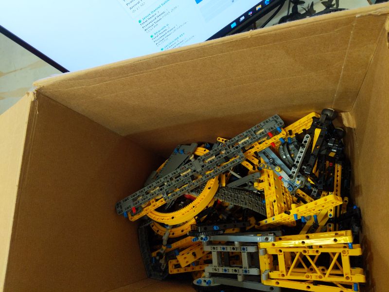 Photo 1 of ****PARTS OF: LEGO Technic Liebherr Crawler Crane LR 13000 Model Kit for Adults, Ages 18+ - Building Blocks for Adults to Display - Gift Ideas - 42146***SET HAS BEEN ASSEMBLED THEN PUT BACK IN THE BOX. UNKNOWN WHAT IF ANYTHING IS MISSING. LOTS OF LEGOS TH