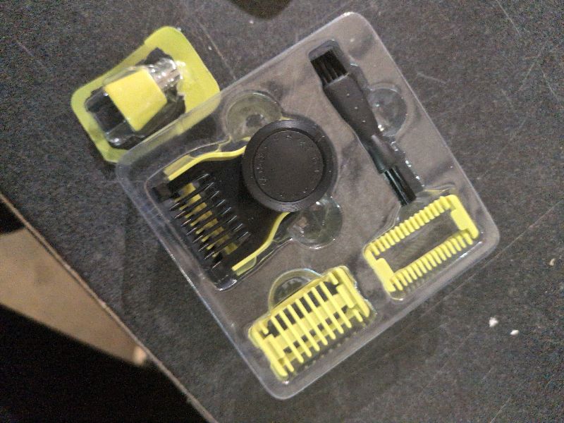 Photo 1 of 14-in-1 Adjustable Guard & Single Blade for Philips Norelco Oneblade, 14 Lengths (0.4-10mm) - Skin Guard, Body Comb, Cleaning Brush & Nose Hair Trimmer Blade - Fits QP2520/2530/2620/2630 & More