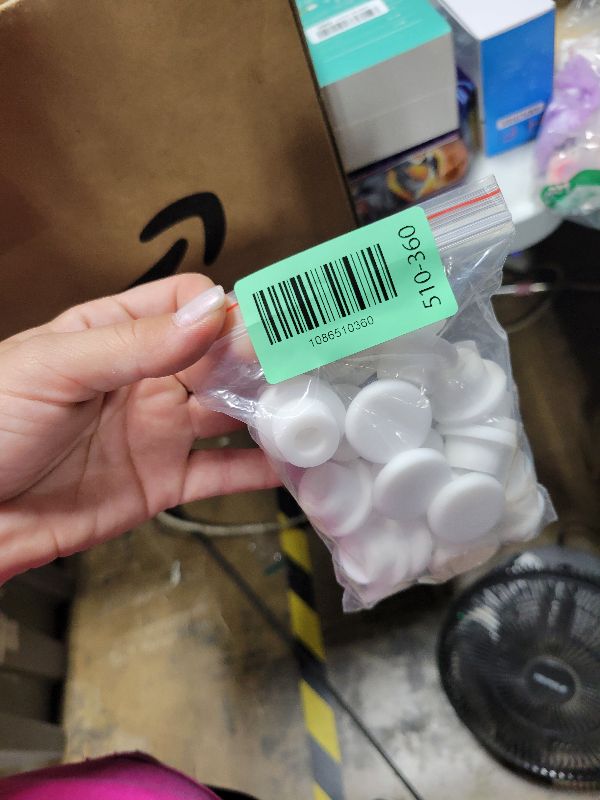 View 2 of 24 PCS Bathtub Jet Covers Silicone Hole Plug White Tube Plugs 4 Sizes Waterproof Bathtub Plug Fit for 12mm 14mm 16mm 22-23mm Bathtub Hole