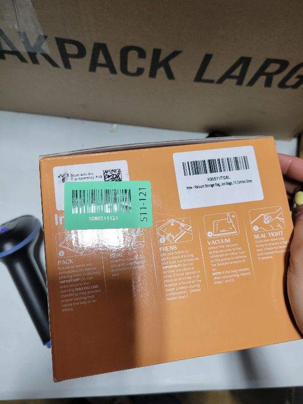 Photo 1 of 15 Pack Vacuum Storage Bags for Travel with Cordless Pump, Space Saver Bags for Clothes, Compression Packing Bags for Luggage, 15 Combo Size