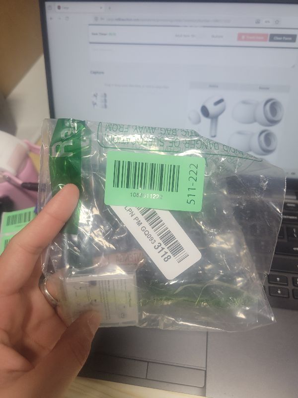 Photo 1 of [3 Pairs] Replacement Ear Tips for Airpods Pro and Airpods Pro 2nd Generation with Noise Reduction Hole, Silicone Ear Tips for Airpods Pro with Portable Storage Box and Fit in The Charging Case(Large)