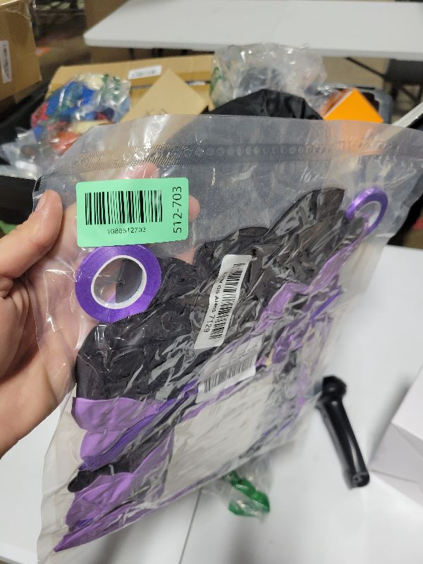 Photo 1 of 136-Pack Metallic Purple & Lavender Lilac Balloon Garland Kit