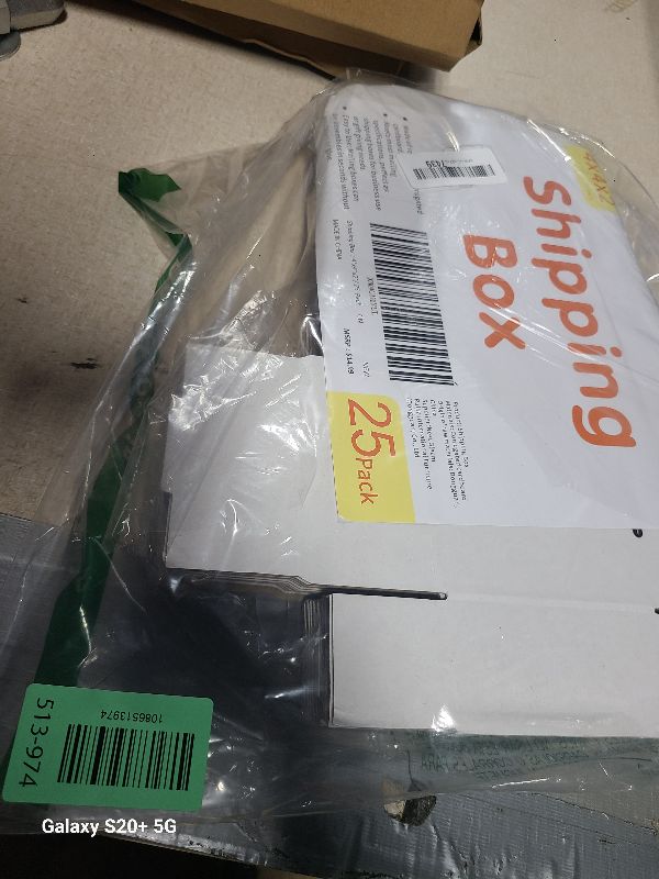 Photo 1 of 25 Pack 4"x4"x2" inch Small Shipping Boxes White Corrugated Cardboard Box for Small Business, Mailer, Shipping, and Packing