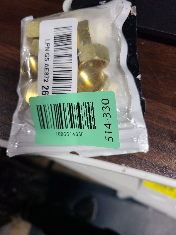 Photo 1 of 10 PCS 3/8'' Compression Valve Cap Fitting, Brass Cap with Sealing Washer, 3/8 Compression Fittings/Cap Washer/Plumbing Cap for Toilet Faucet, Dishwasher, Water Heater & Supply Line Shut Off Valve