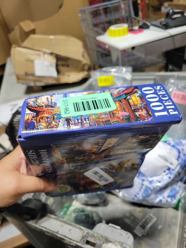 View 2 of 1000 Pieces Puzzle for Adults - Charming Paris Puzzle for Adults Children - Recycled Paper Jigsaw Puzzle 1000 Pieces - Fun and Challenging Family Game Great Gift Idea, Finished Size is 28 * 20 in