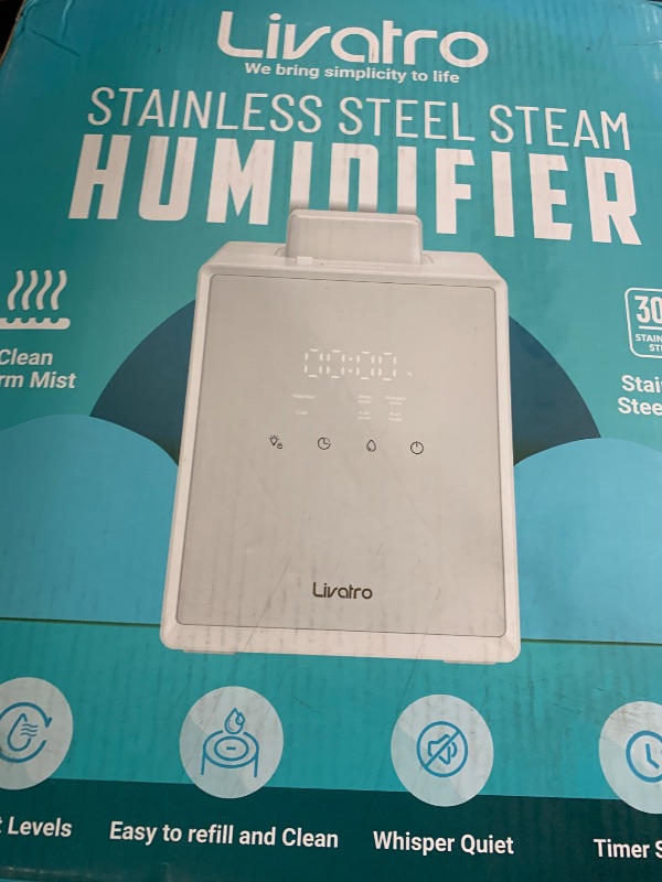 Photo 1 of Livatro 3L Warm Mist Humidifier