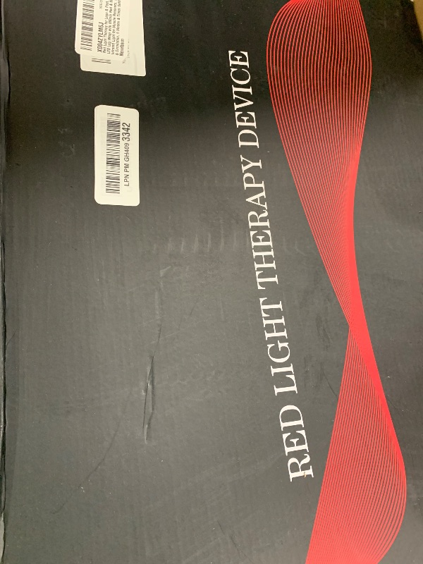 Photo 1 of Red Light Therapy for Legs & Feet, Infrared LED Leg Wrap with 660nm Red & 850nm Near Infrared Light for Muscle Recovery, Relaxation & Circulation, 5 Modes & Timer Settings