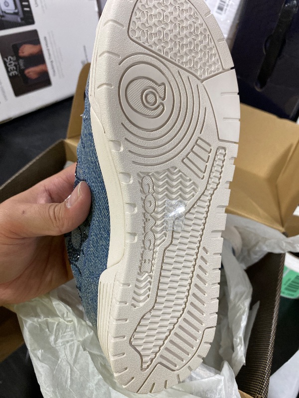 Photo 1 of Coach Soho Crystal Signature Denim Sneakers