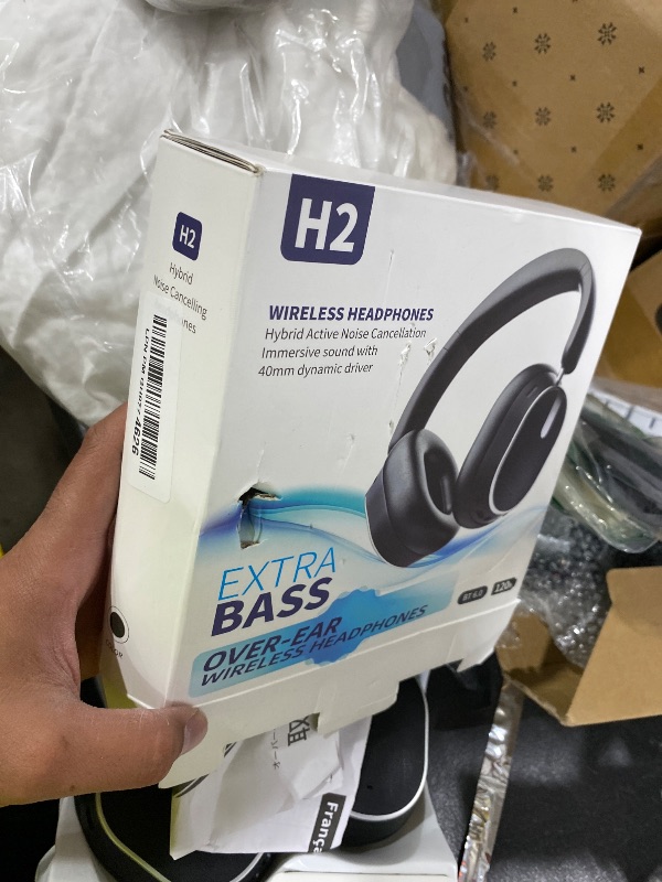 View 2 of Active Noise Cancelling Bluetooth Headphones Wireless Headphones