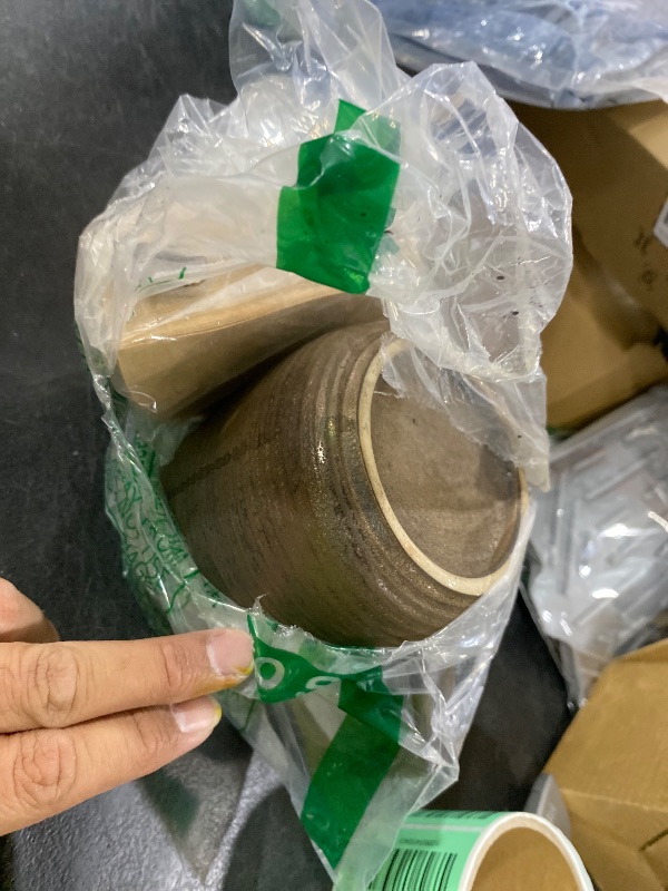 View 3 of HYAXGM Ceramic Pour Over Coffee Maker, 16oz (top lid missing)