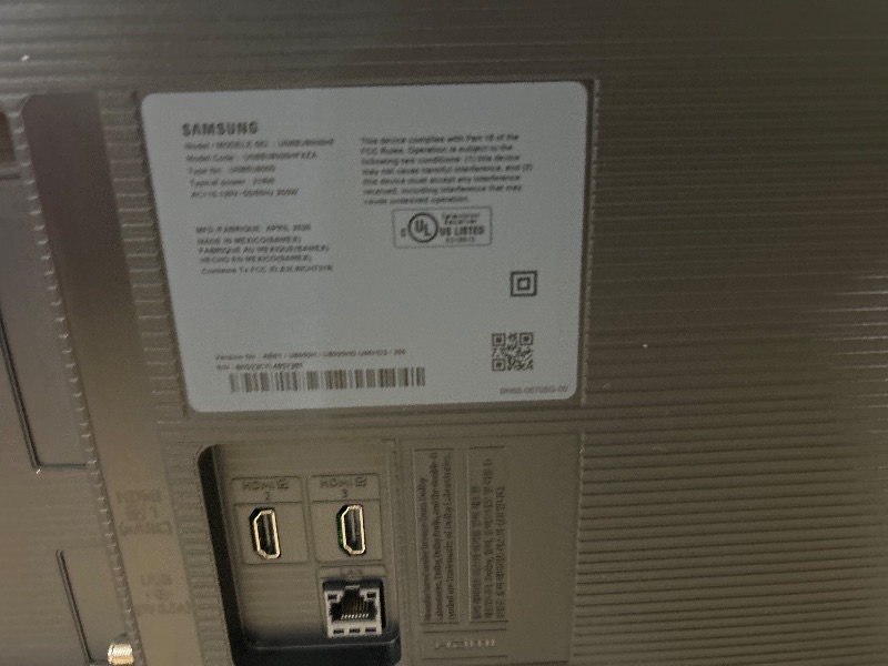 Photo 1 of Samsung 85-Inch Class U8000H Series Crystal UHD, 4K, Smart TV, 2026 Model