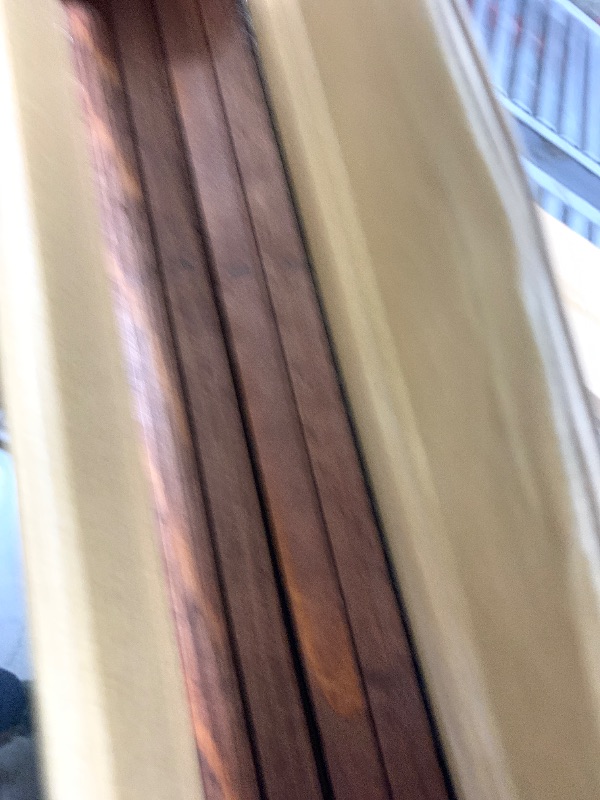 Photo 1 of Furnnylane 4 Panel Bamboo Room Divider - 5.6 ft Tall Folding Privacy Screen for Room Separation, Natural Brown Freestanding Partition Wall for Home Office (67" H x 61.4" W)