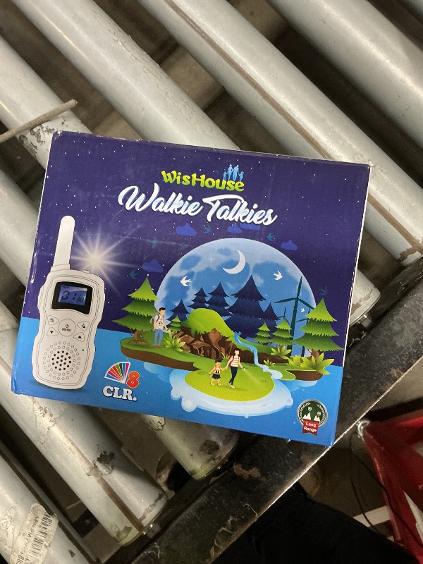 View 3 of Wishouse Walkie Talkies Rechargeable for Kids Adults Long Range,Xmas Birthday Gift for Boys Girls 3 4 5 6 7 8 9 10 Year Old,Hiking Camping Gear Games Ideas Toys with Flashlight,VOX,Easy to Use 4 Pack