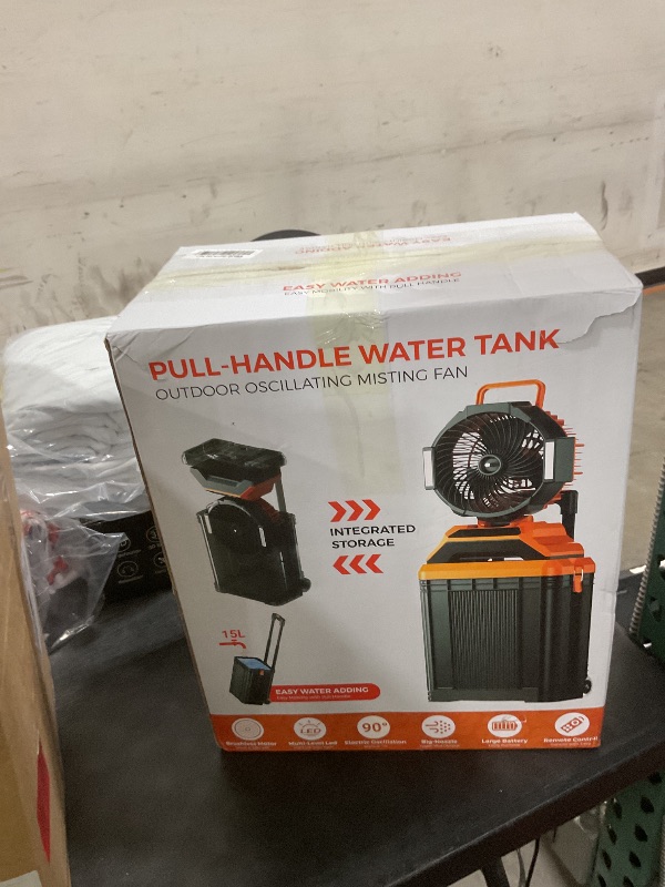 Photo 1 of Lanonany Portable Misting Fan with 15L Bucket