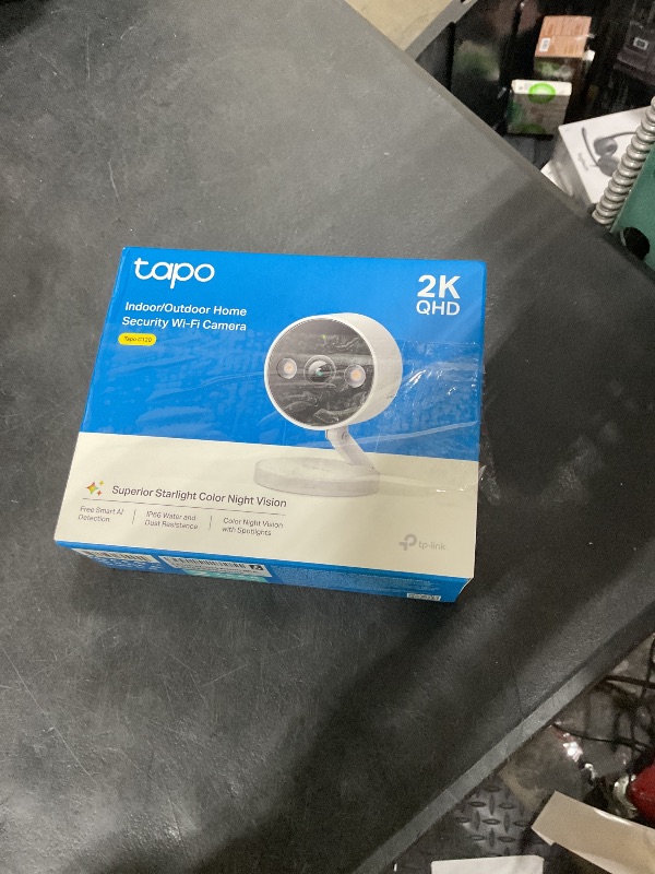 View 2 of Tapo 2K+ Indoor/Outdoor Wired Security Camera, Baby Monitoring, C120