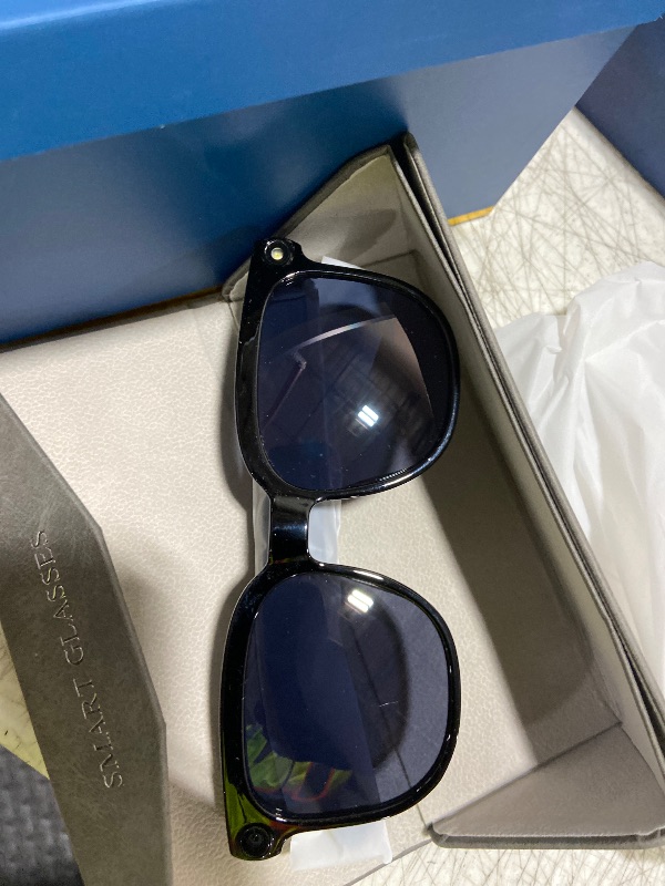 Photo 1 of EarlySincere Smart Glasses with 4K EIS Camera & AI Voice Assistant, Polarized Sunglasses with Live Translation, Bluetooth 5.4, Extra Photochromic Gray Lenses for Cycling, Travel