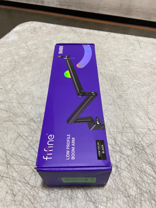 Photo 1 of FIFINE BM88 Low Profile Microphone Boom Arm Stand