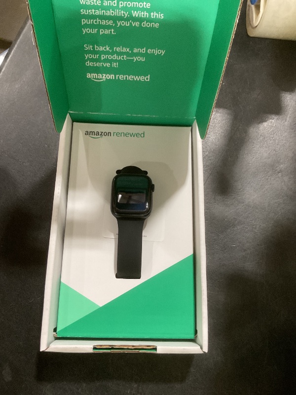 Photo 1 of Apple Watch Series 9 GPS 45mm Midnight Smartwatch (Renewed)