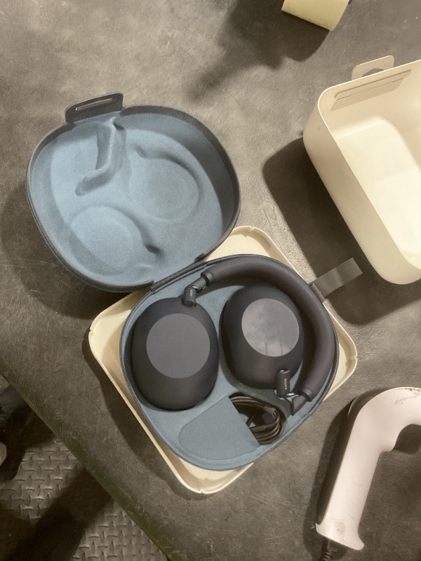 View 3 of Sony WH-1000XM6 Wireless Noise-Cancelling Headphones - Midnight Blue