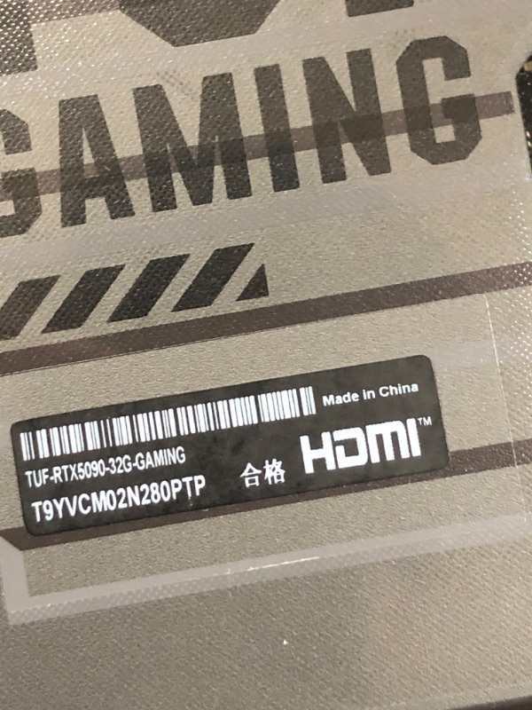 Photo 1 of ASUS TUF Gaming GeForce RTX 5090 Graphics Card