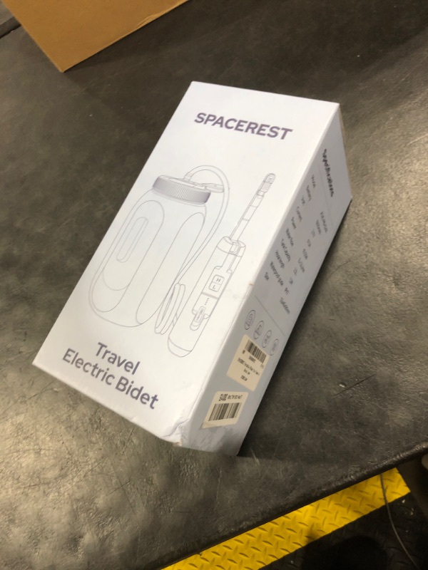 View 2 of SPACEREST Portable Bidet, White, IPX7 Waterproof