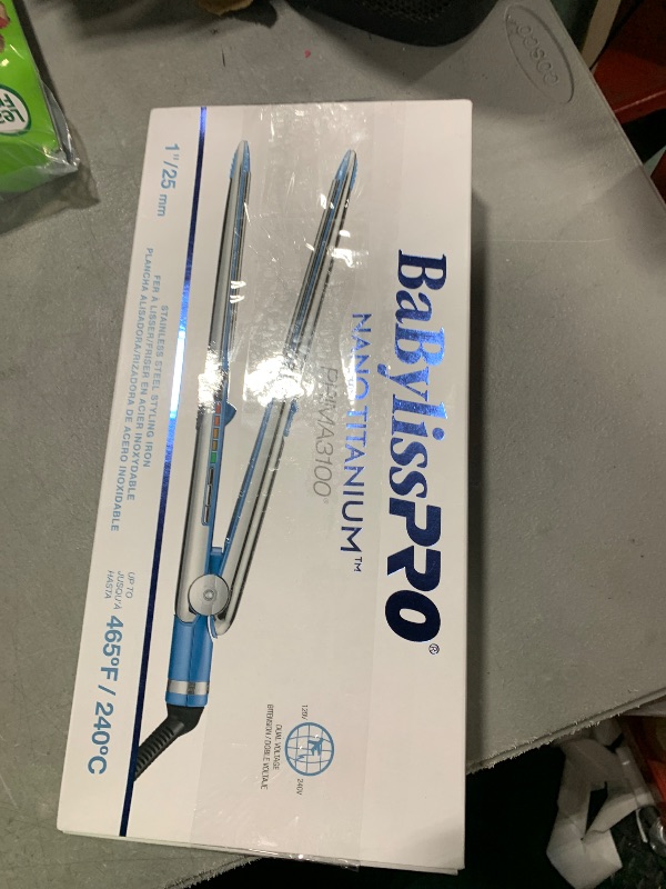 Photo 1 of BaBylissPRO Prima3100 Nano Titanium Hair Straightener
