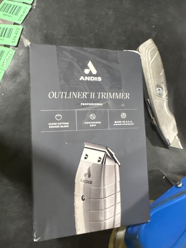 View 3 of Andis Outliner II Trimmer - Grey