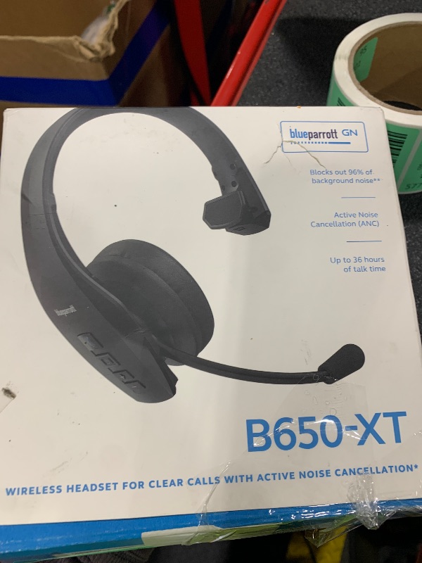 View 2 of BlueParrott B650-XT Bluetooth Headset - Black