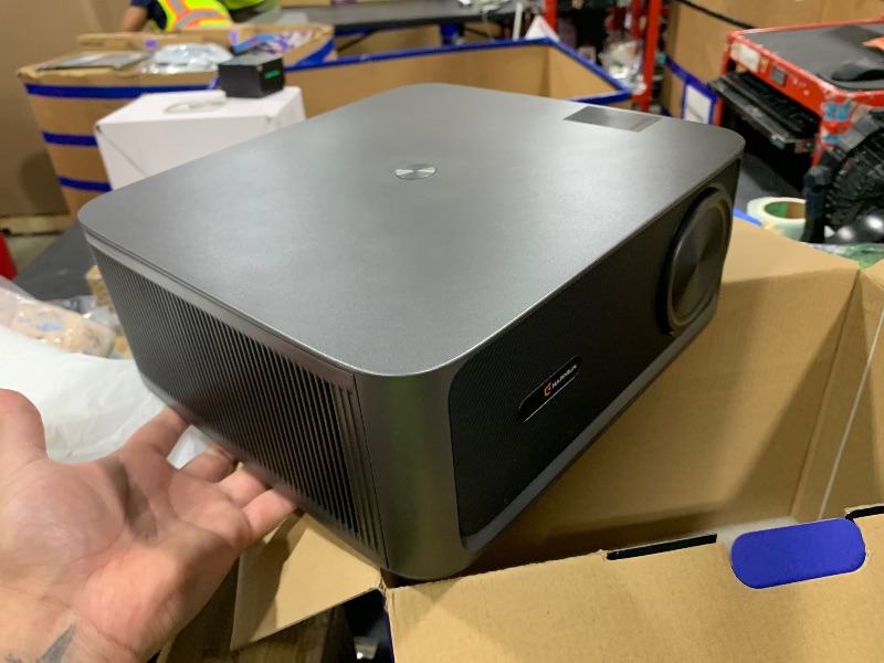 View 3 of HAPPRUN 3000 ANSI Lumens Outdoor Projector with Built-in Apps, Smart OS