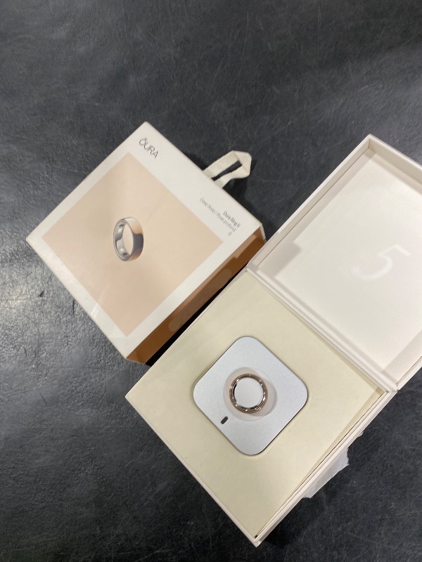 View 2 of Oura Ring 5 Smart Ring - Deep Rose - Size 6 - Fitness & Sleep Tracker