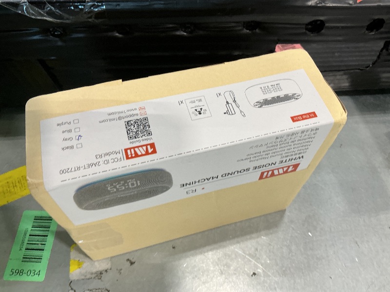 Photo 1 of 1Mii R3 White Noise Machine with Alarm Clock