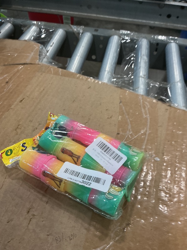 Photo 1 of 12 Pcs Italian Brainrot Rainbow Fidget Spring Coils