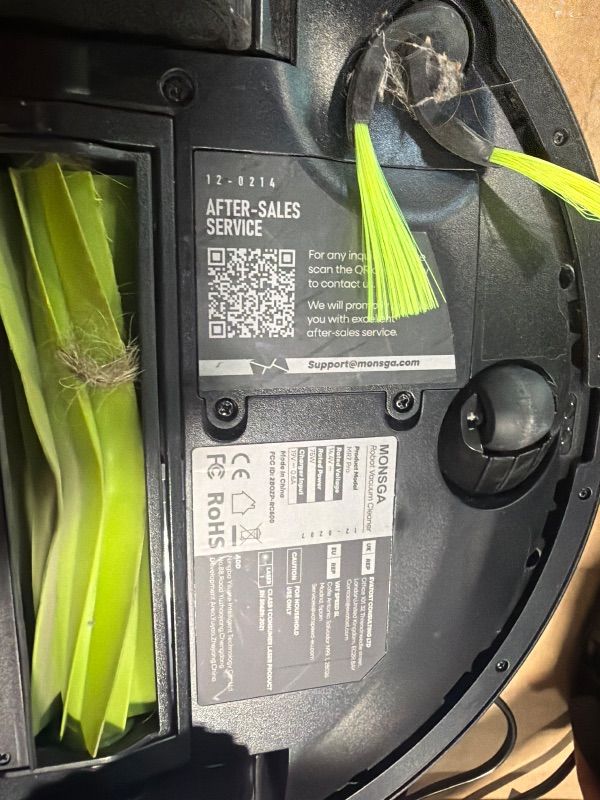 Photo 1 of *****Missing Control******MONSGA MR7PRO Robot Vacuum and Mop, 90-Day Self-Emptying, 8000Pa Suction