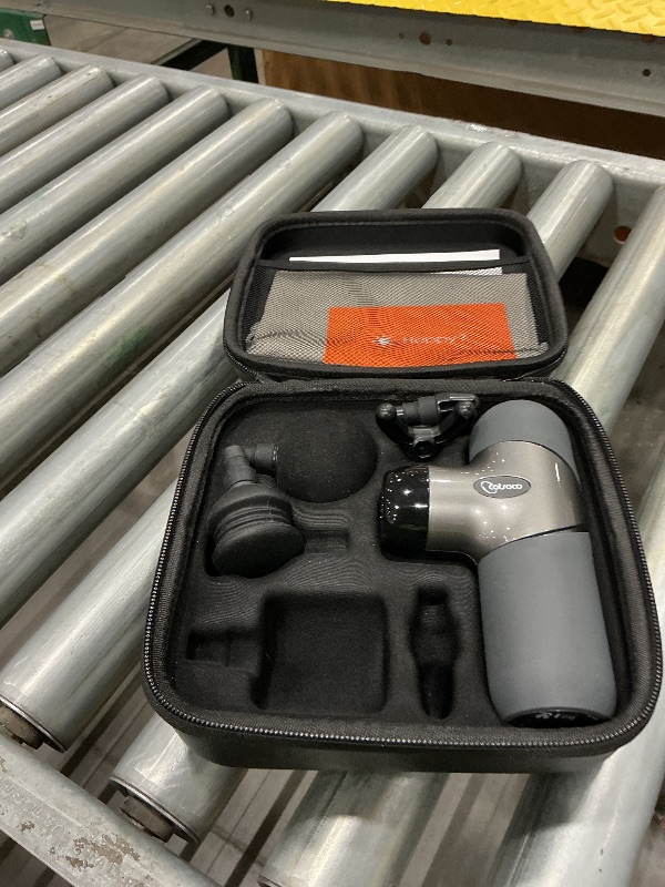 Photo 1 of **See Clerk Notes**Generic Apartment 2 Cards Massage Gun - Deep Tissue, Mini, Portable, 4 Massage Heads, 6 Speeds, Pain Relief, Back, Neck, Body