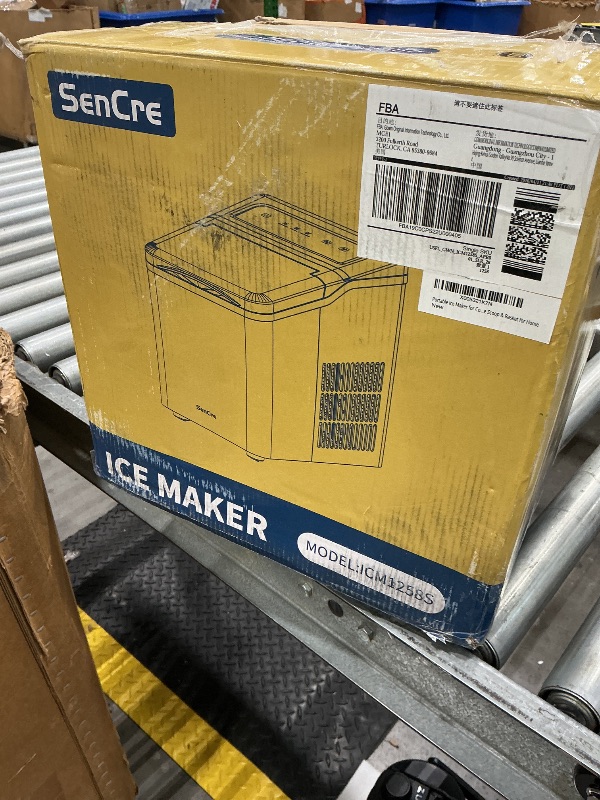 View 2 of SenCre Countertop Ice Maker - 26.5 Lbs/24H, Bullet Ice, 6 Min Ice Production