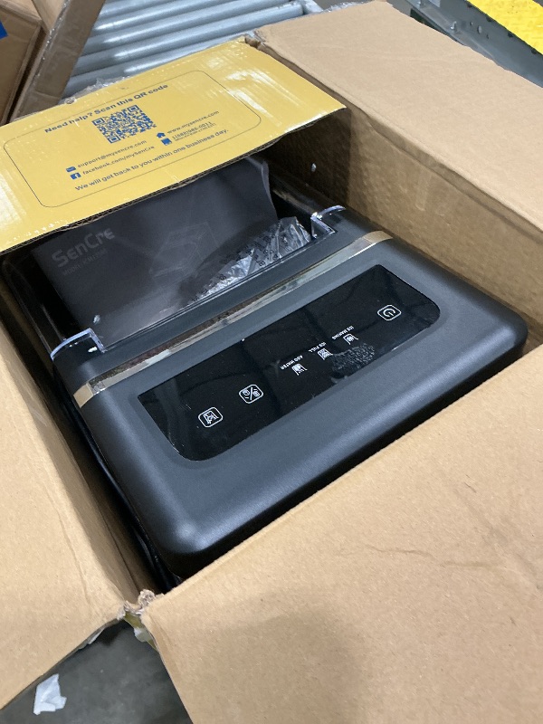 View 1 of SenCre Countertop Ice Maker - 26.5 Lbs/24H, Bullet Ice, 6 Min Ice Production