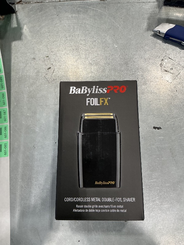 View 2 of *** Used*** BaBylissPRO METALFX Double Foil Shaver FXFS2B