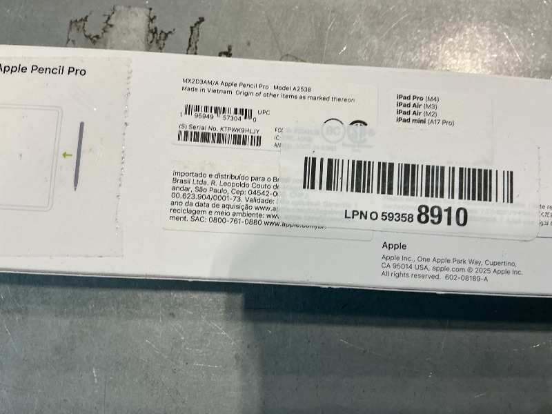 View 2 of [TROUBLE CHARGING] Apple Pencil Pro